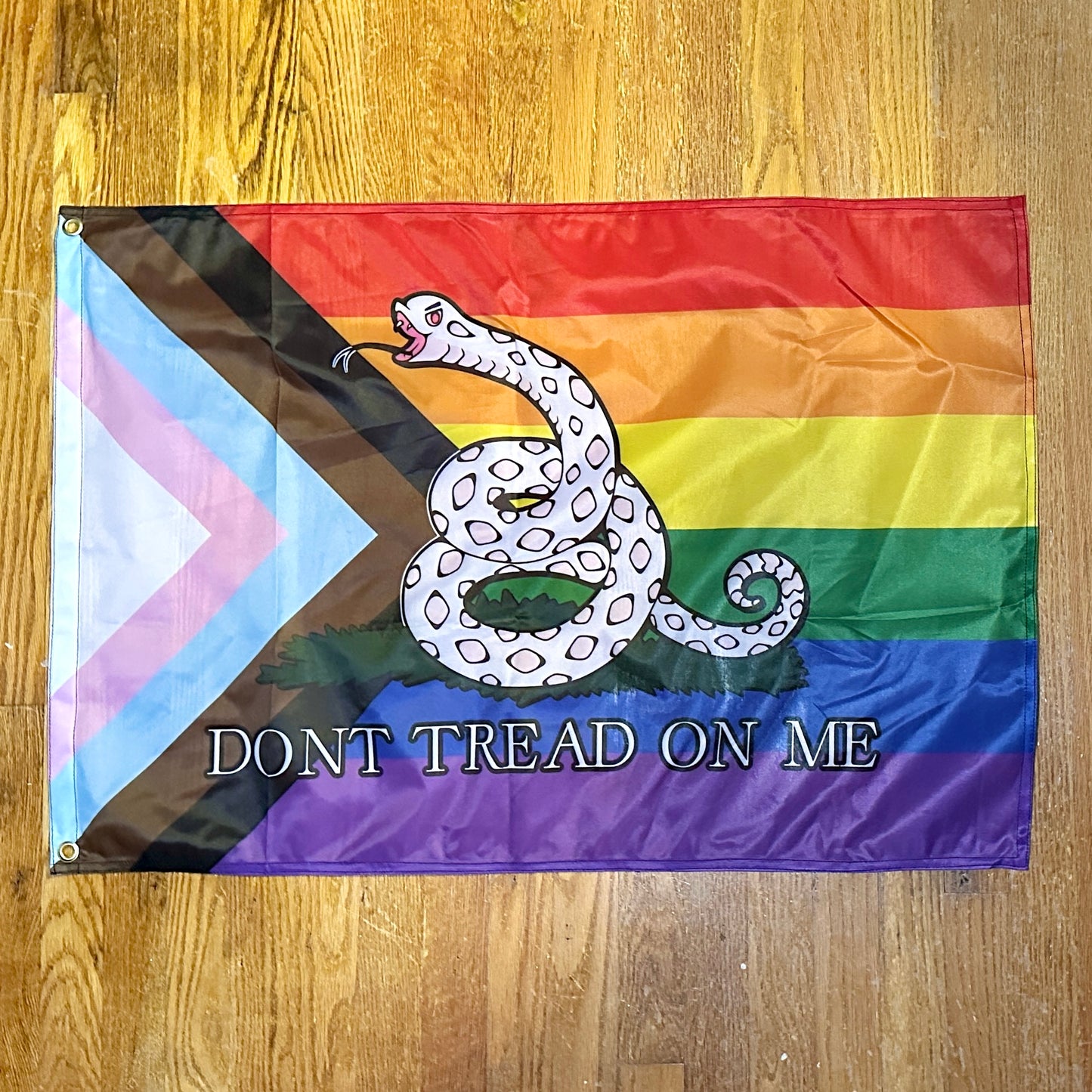 Don't Tread On Me Rainbow Flag