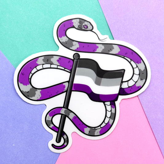 Ace Pride Snake Sticker