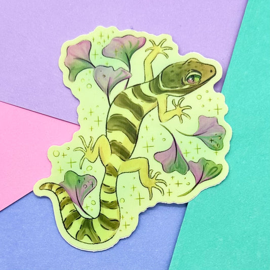 Ginkgo Banded Gecko Sticker