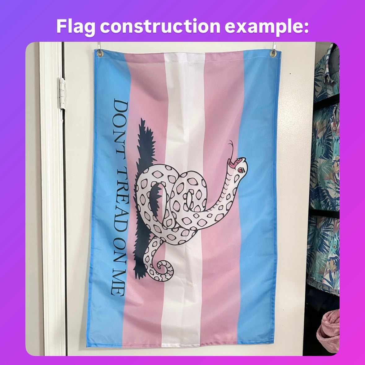 Don't Tread On Me Rainbow Flag (PREORDER)