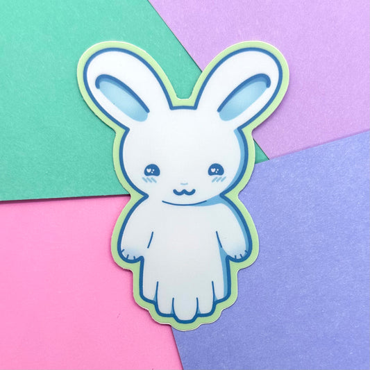Ghost Bunny Sticker