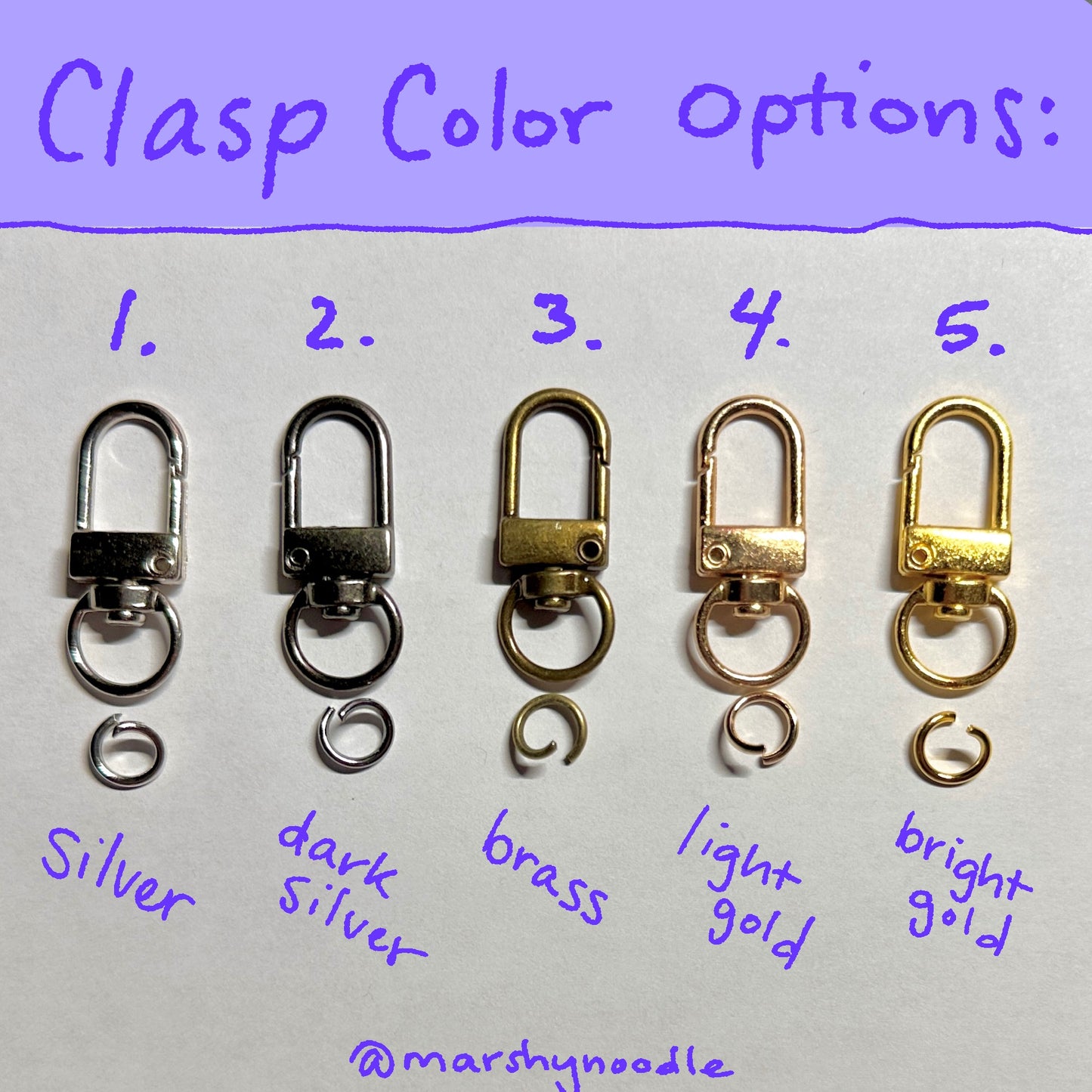 Corn Snake Wooden Keychain