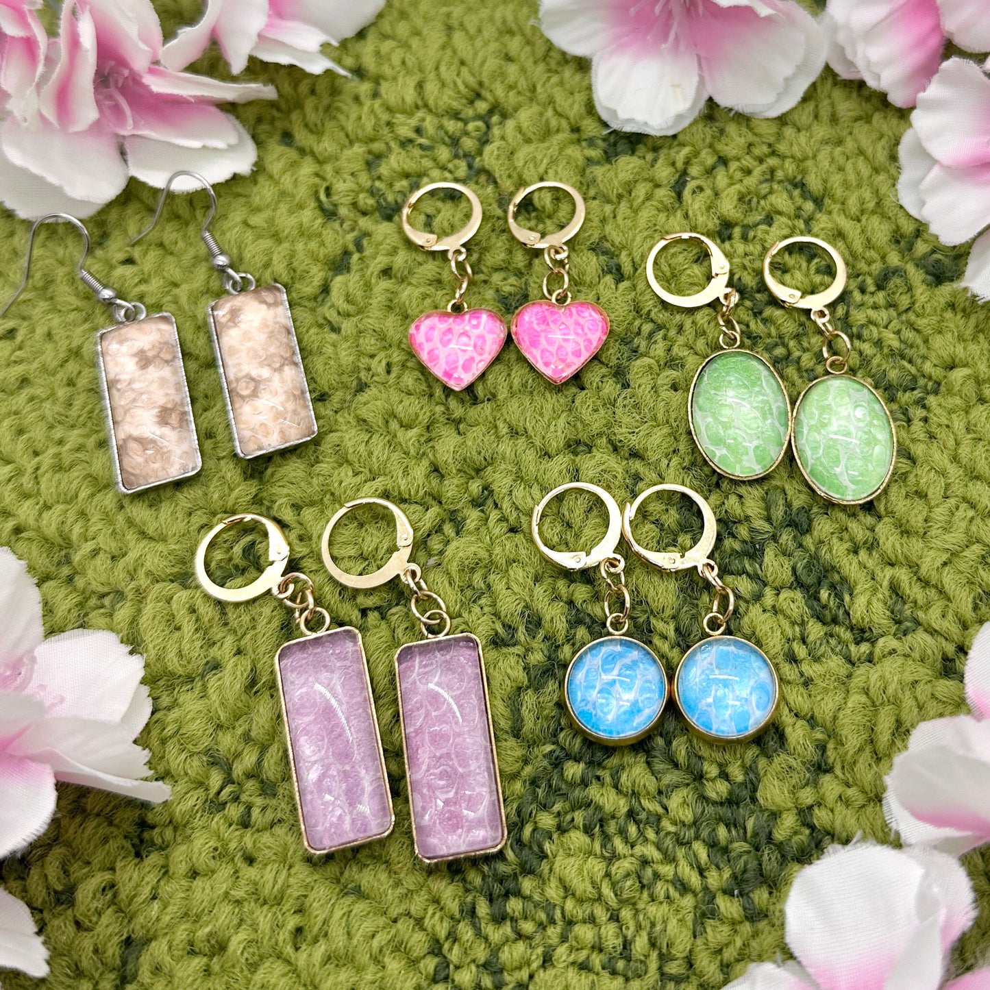 Snake Shed Earrings (Ready To Ship)