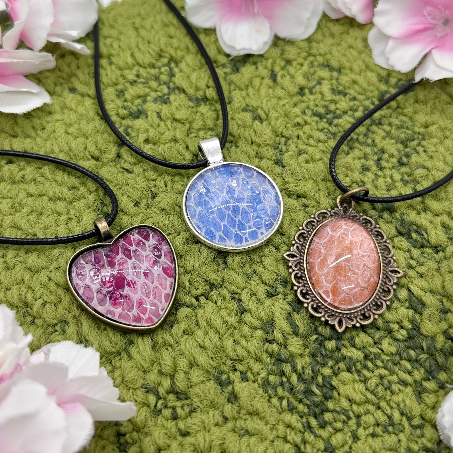 Snake Shed Pendants (Ready To Ship)