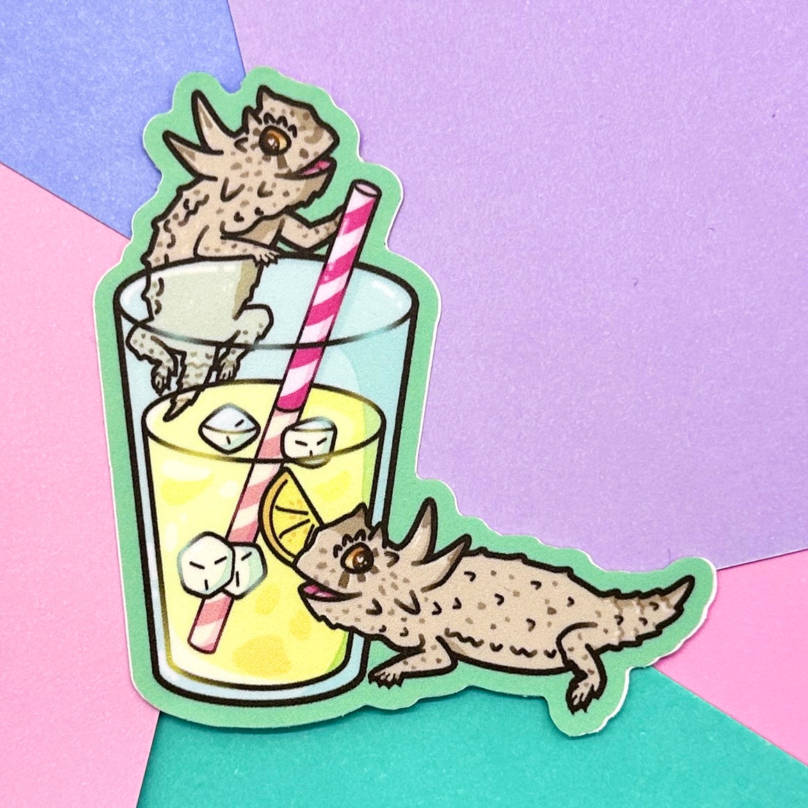 Lemonade Horned Lizards Sticker