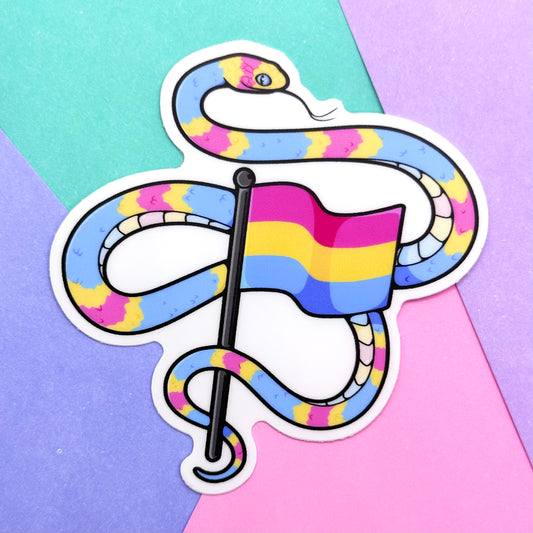 Pan Pride Snake Sticker