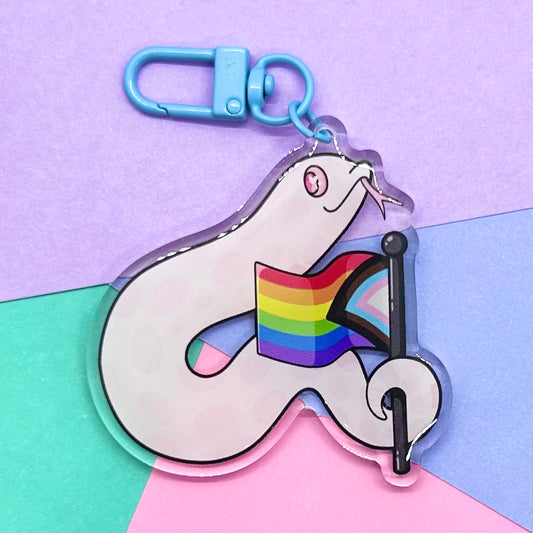 Pride Marshmallow Keychain