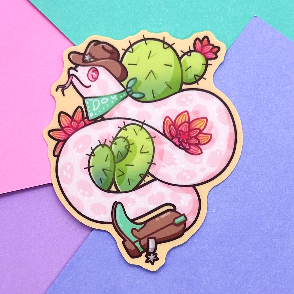 Wild West Marshmallow Sticker