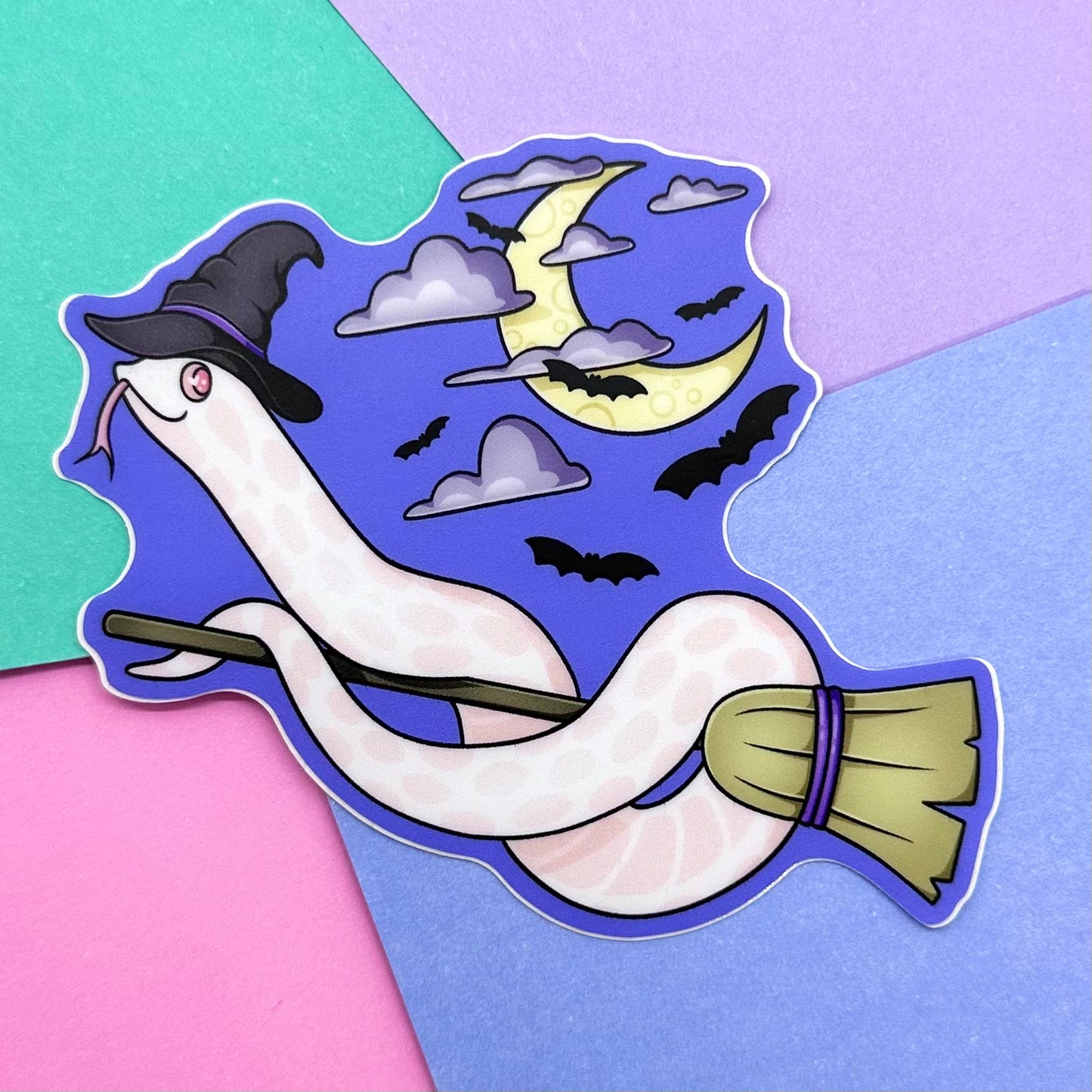 Witchy Night Marshmallow Sticker