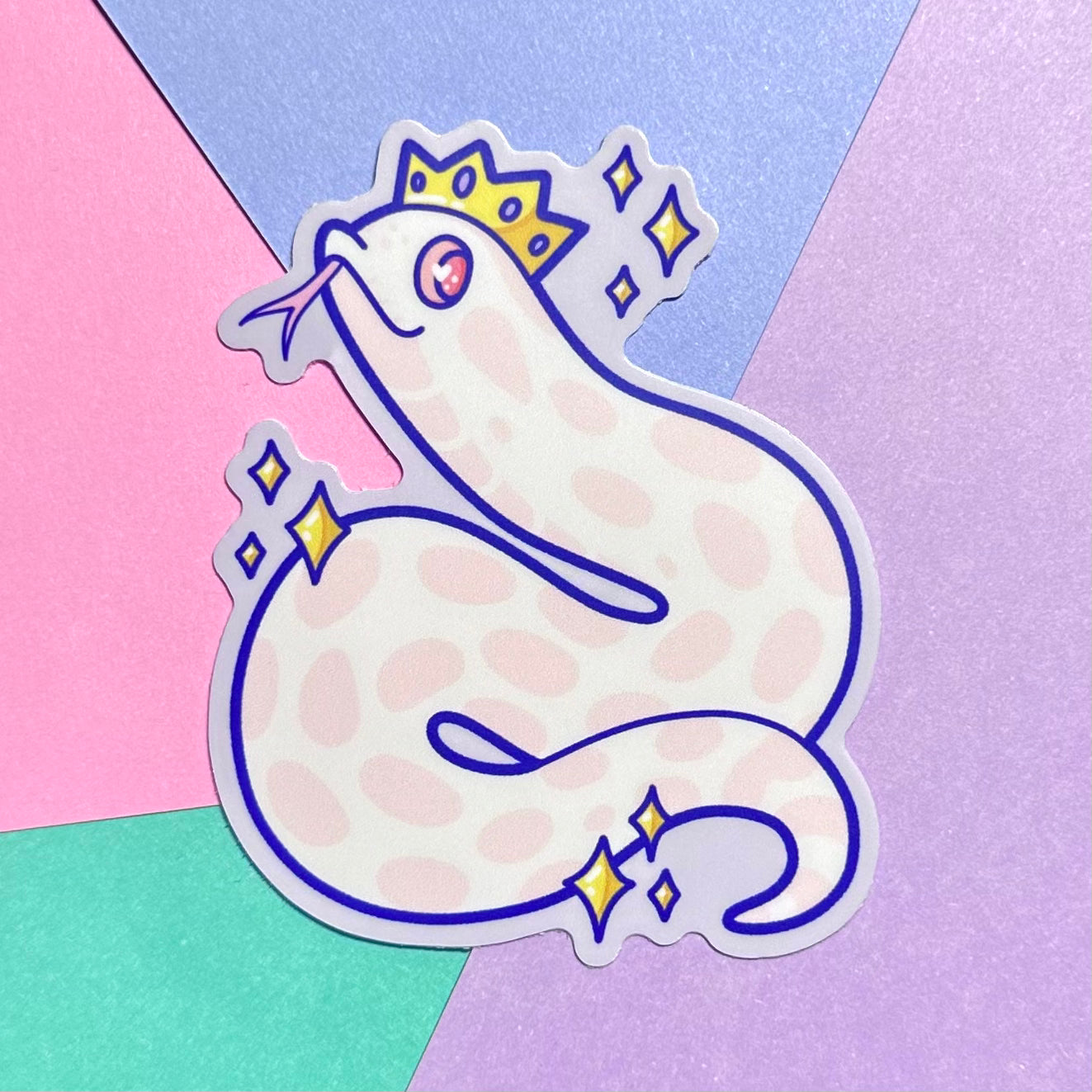 Crown Marshmallow Sticker