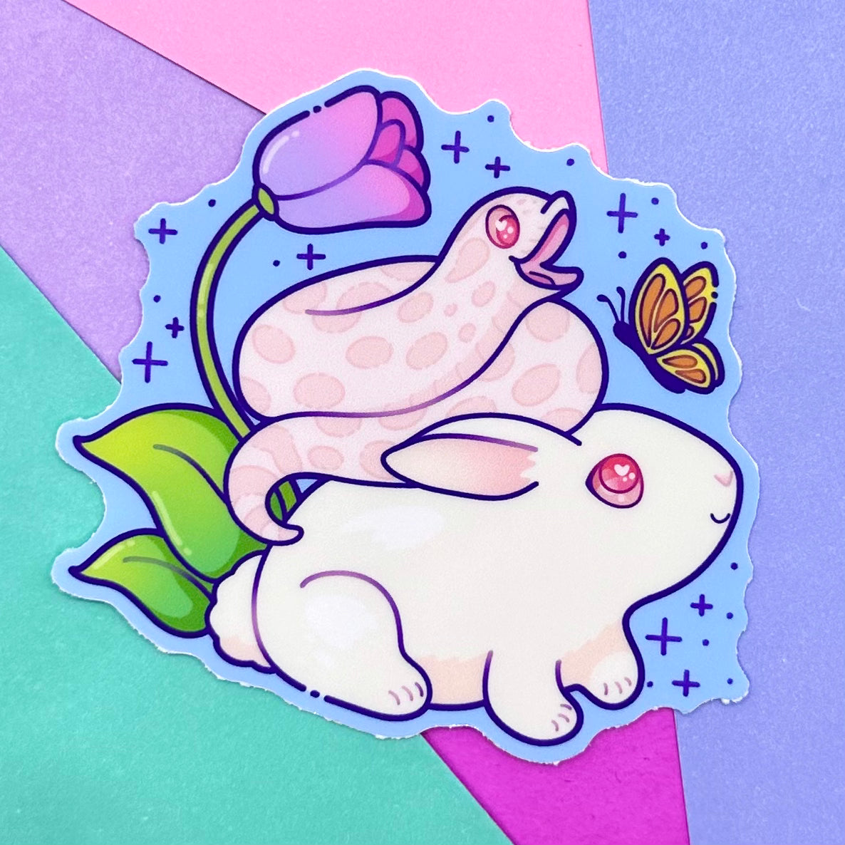 Spring Friends Marshmallow Sticker