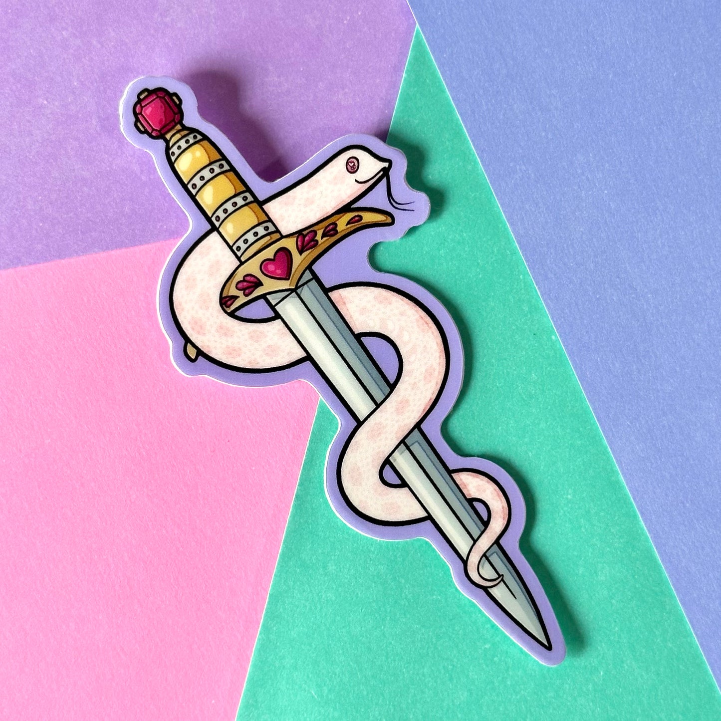 Sword Marshmallow Sticker