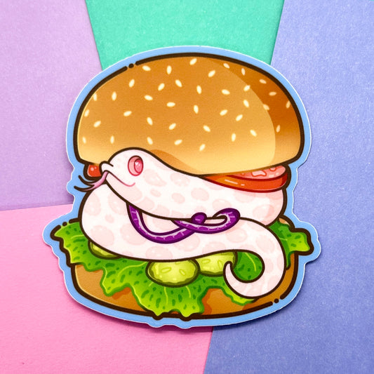 Hamburger Marshmallow Sticker
