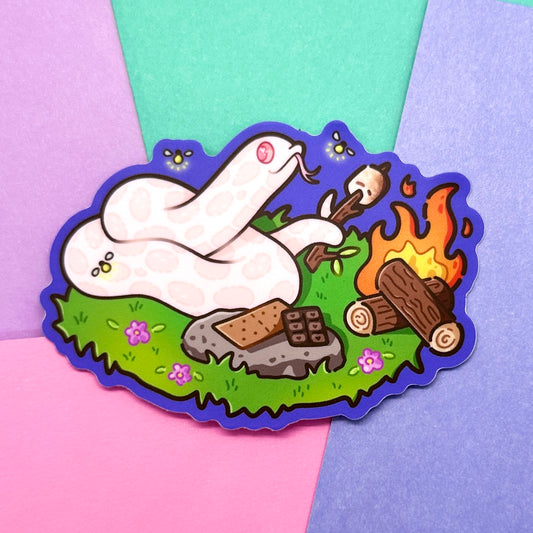 Campfire Marshmallow Sticker