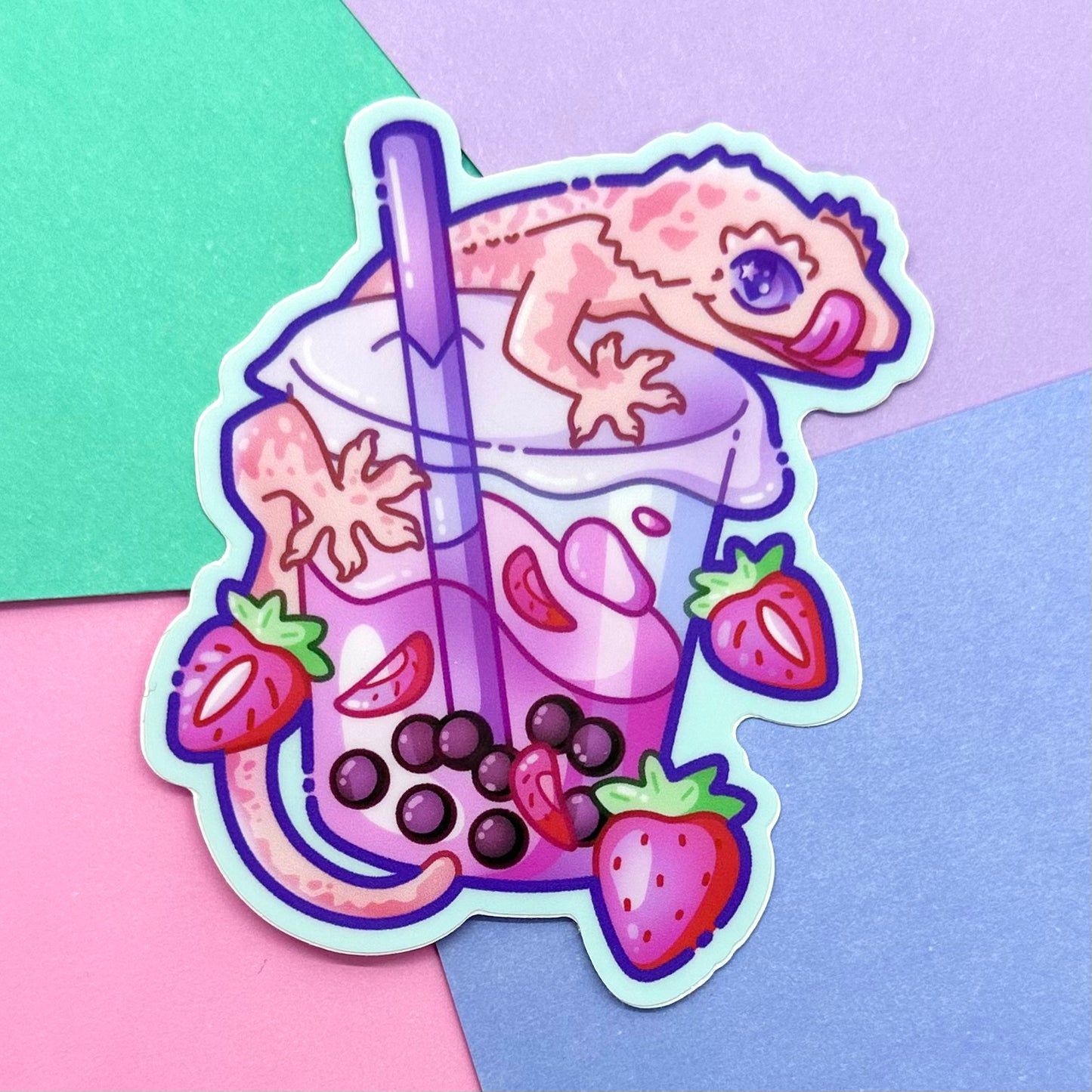 Boba Crestie Sticker