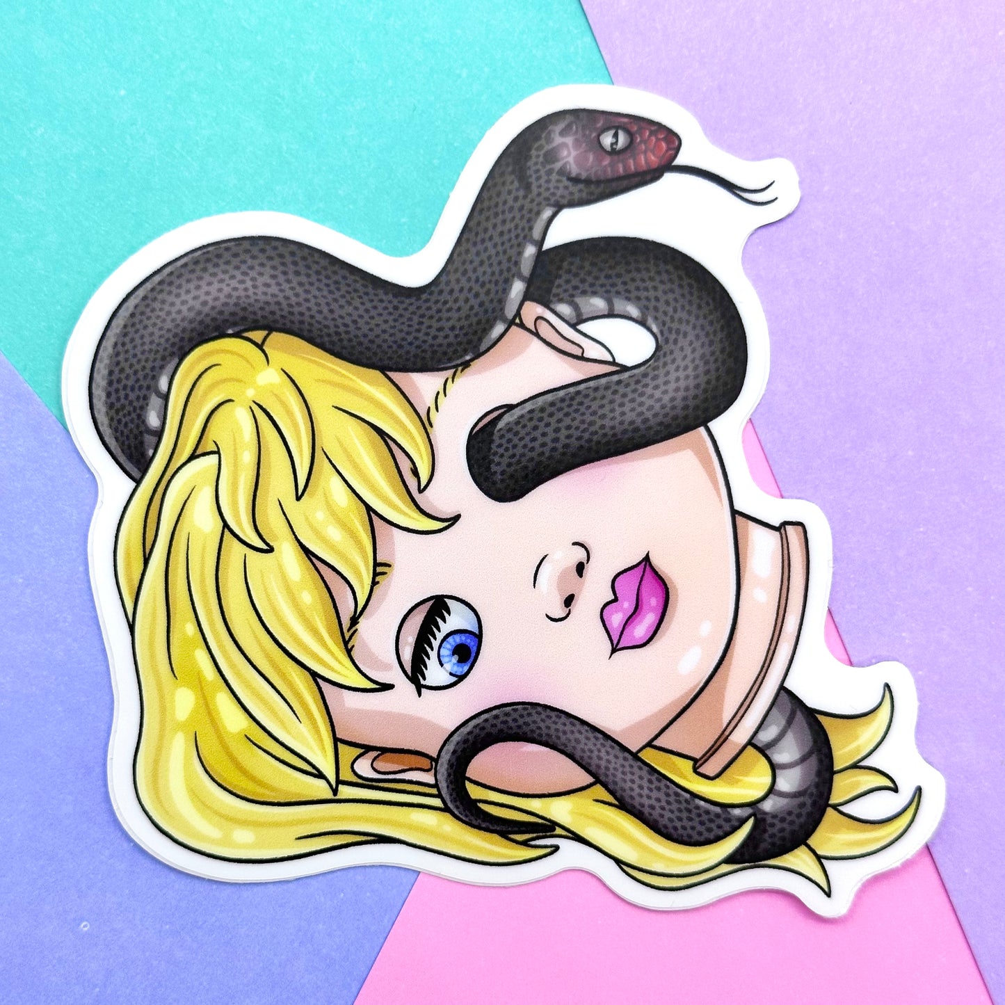 Doll and Snake Sticker