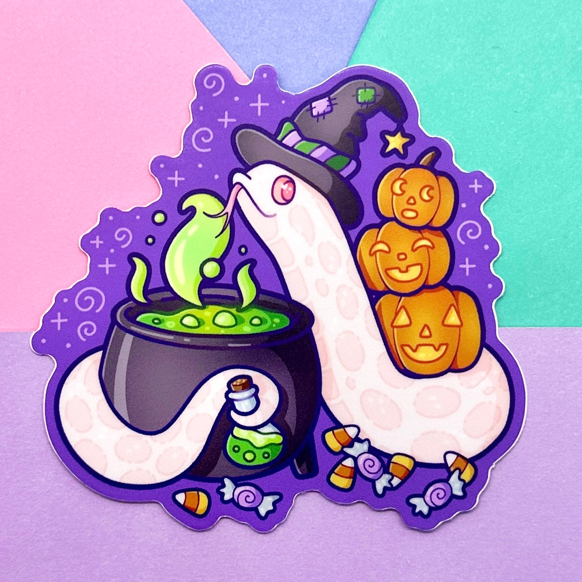 Witchy Marshmallow Sticker