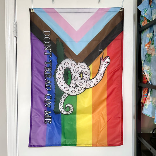 Don't Tread On Me Rainbow Flag
