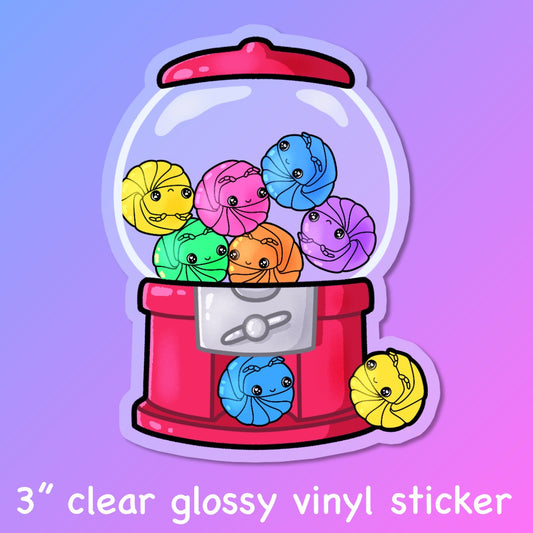 Rollie Pollie Gumball Machine Sticker