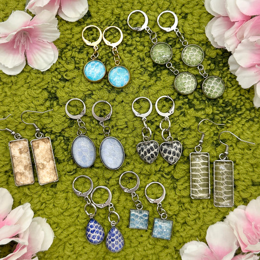 Snake Shed Earrings (Ready To Ship)