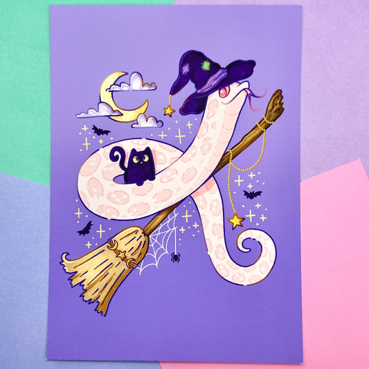 Witchy Night Marshmallow Art Print