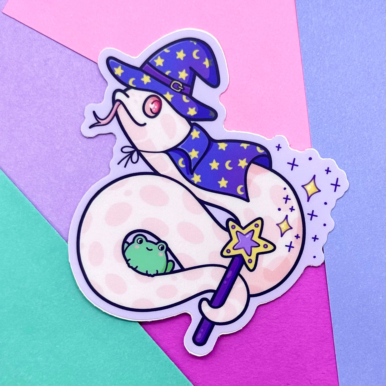 Wizard Marshmallow Sticker