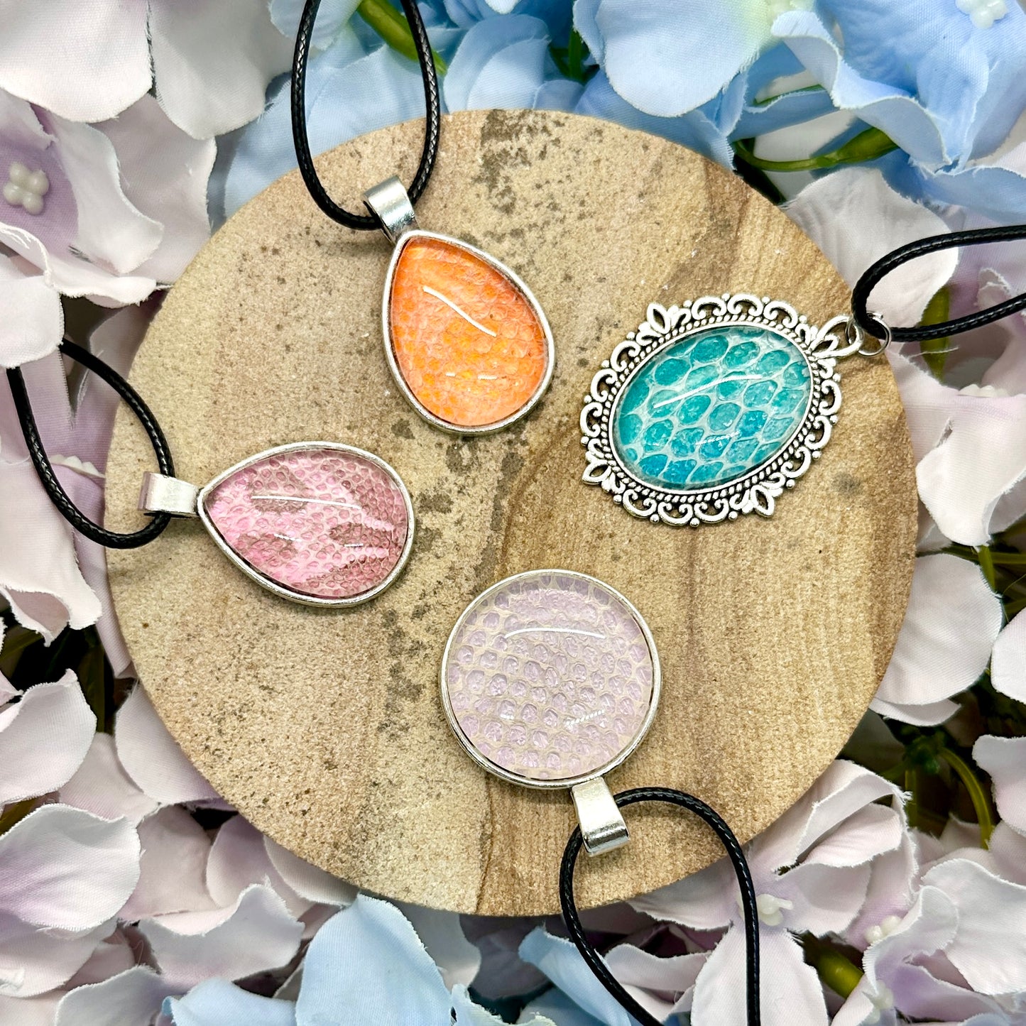 Customized Snake Shed Pendants