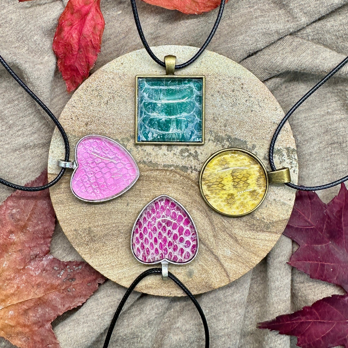 Customized Snake Shed Pendants