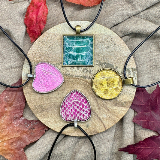 Snake Shed Pendants (Ready To Ship)