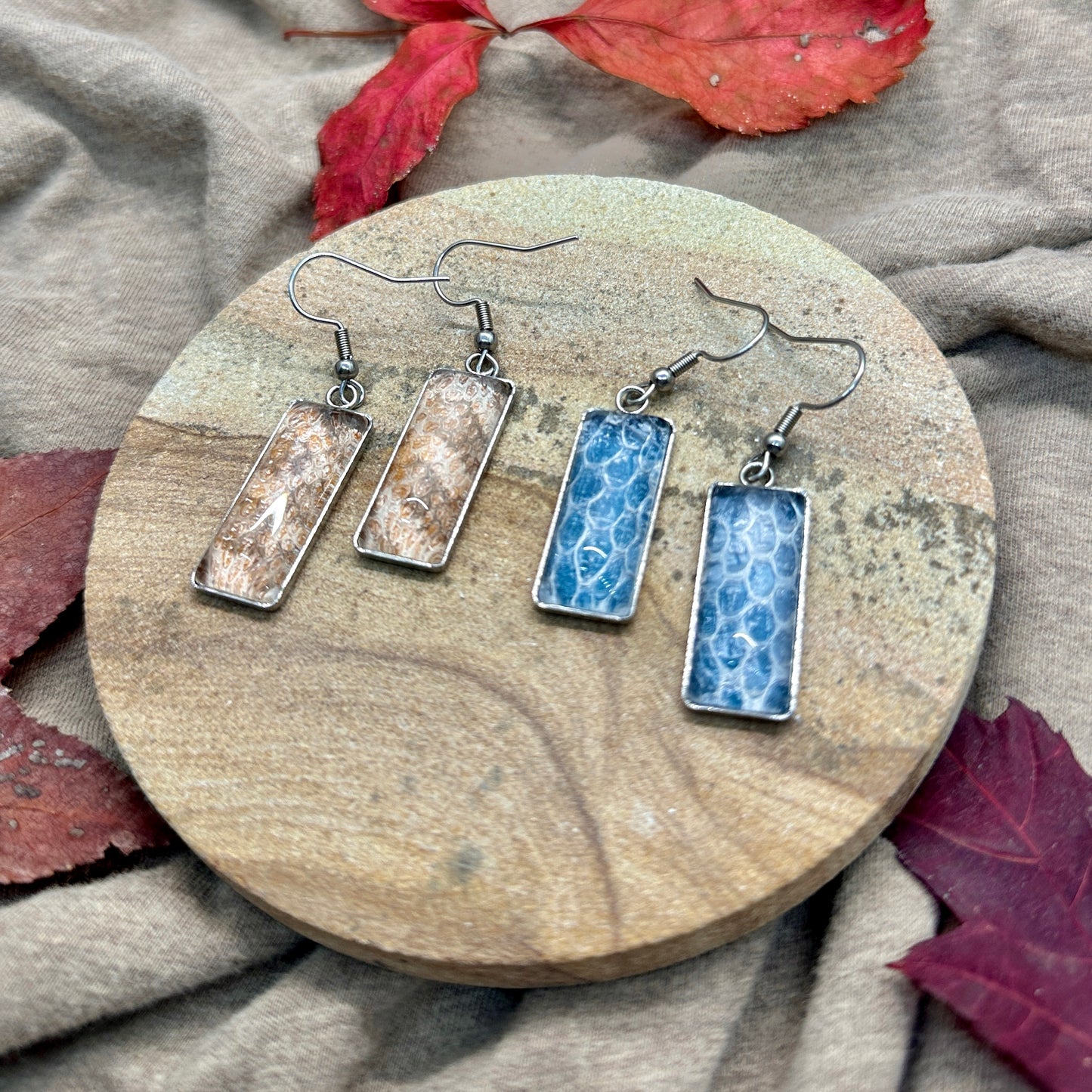 Snake Shed Earrings (Ready To Ship)