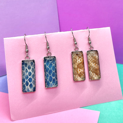 Snake Shed Earrings (Ready To Ship)