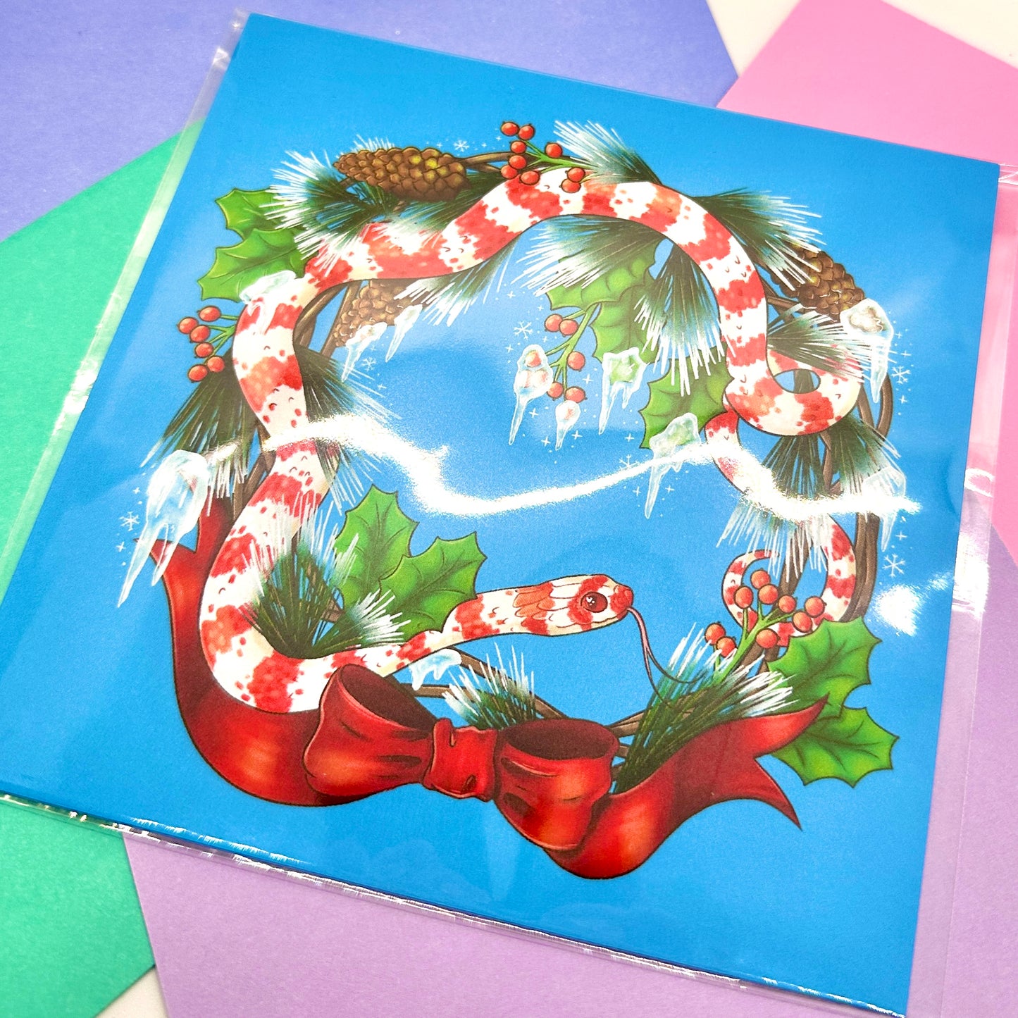 Wintergreen Milk Snake Art Print