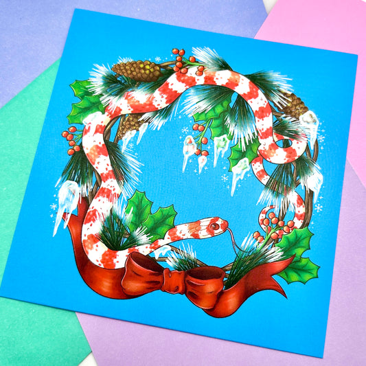 Wintergreen Milk Snake Art Print