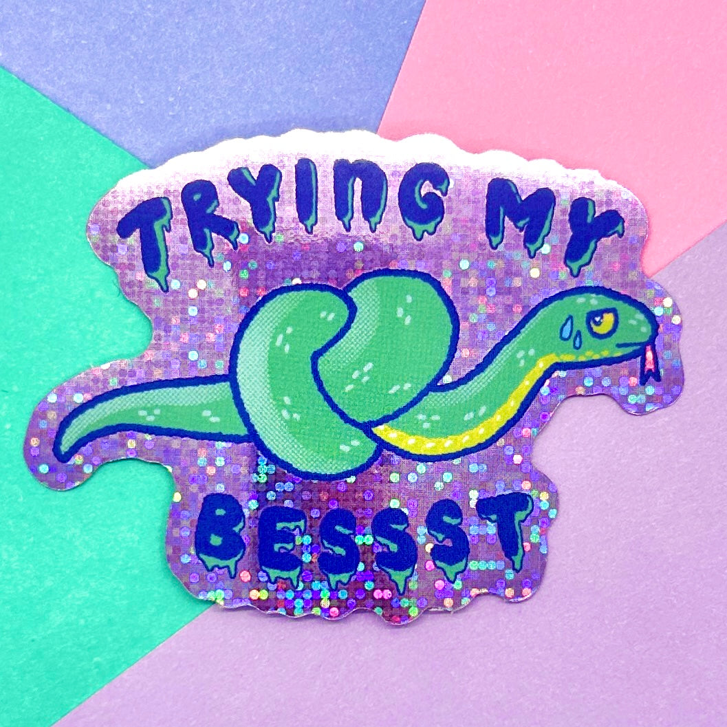 5-Count Glitter Sticker Pack