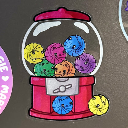 Rollie Pollie Gumball Machine Sticker
