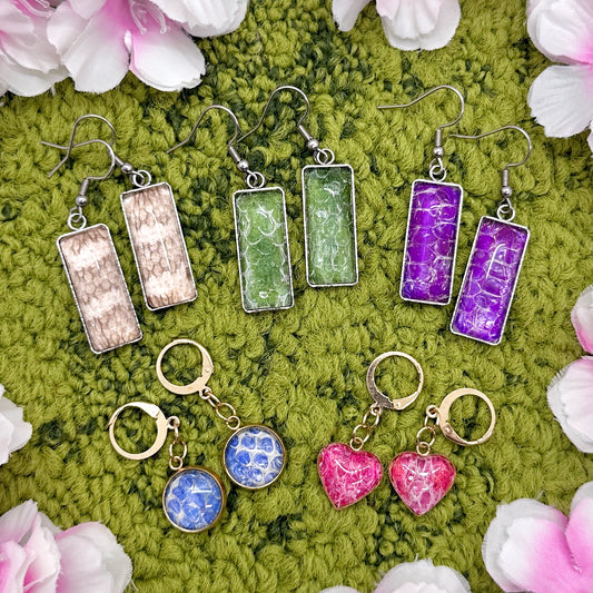 Snake Shed Earrings (Ready To Ship)