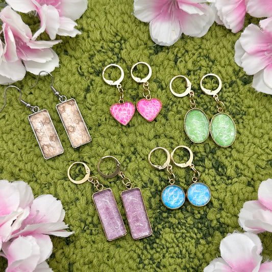Snake Shed Earrings (Ready To Ship)