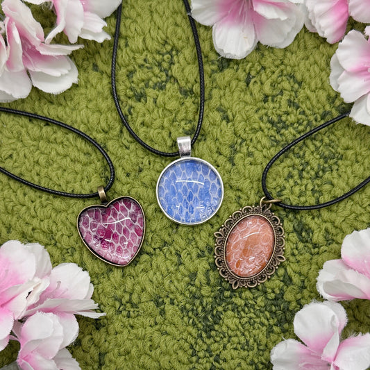 Snake Shed Pendants (Ready To Ship)