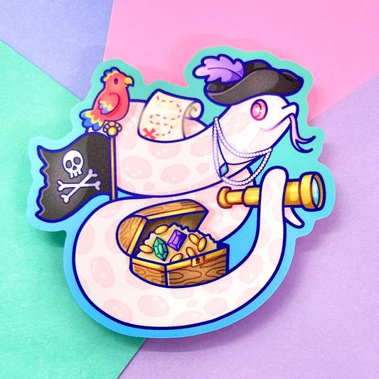 Pirate Marshmallow Sticker