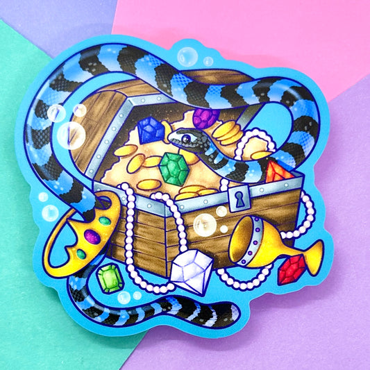 Sunken Treasure Sea Snake Sticker