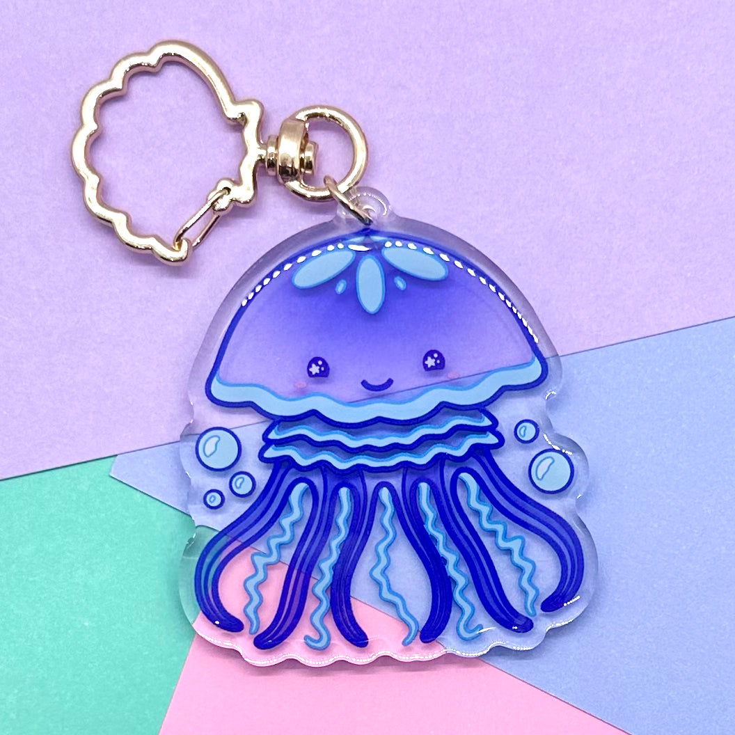 Friendly Jellyfish Keychain