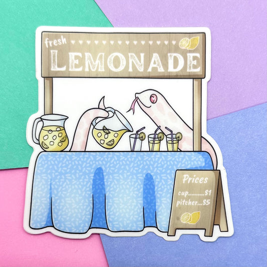 Lemonade Stand Marshmallow Sticker