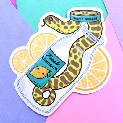 Lemonade Bottle Meringue Sticker