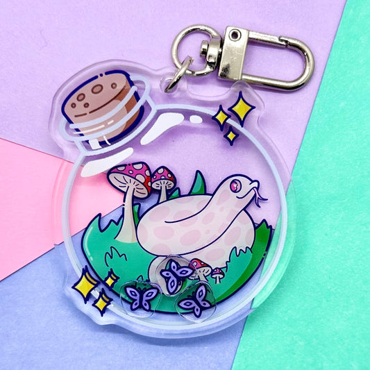 Marshy in a Bottle Air Shaker Keychain