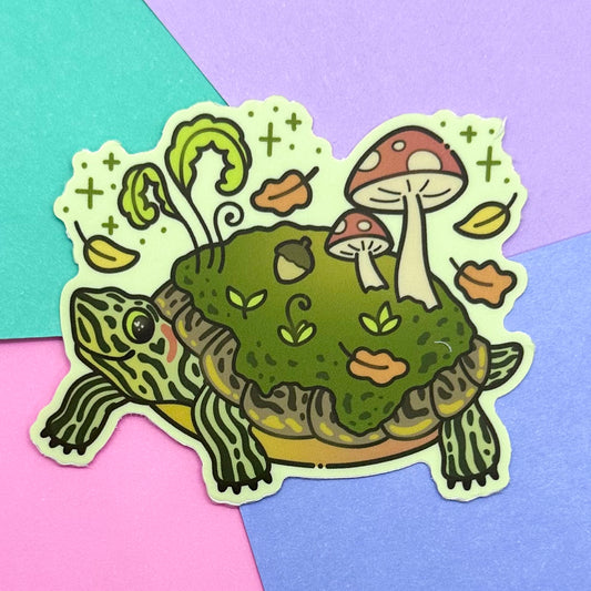 Mossy Turtle Sticker