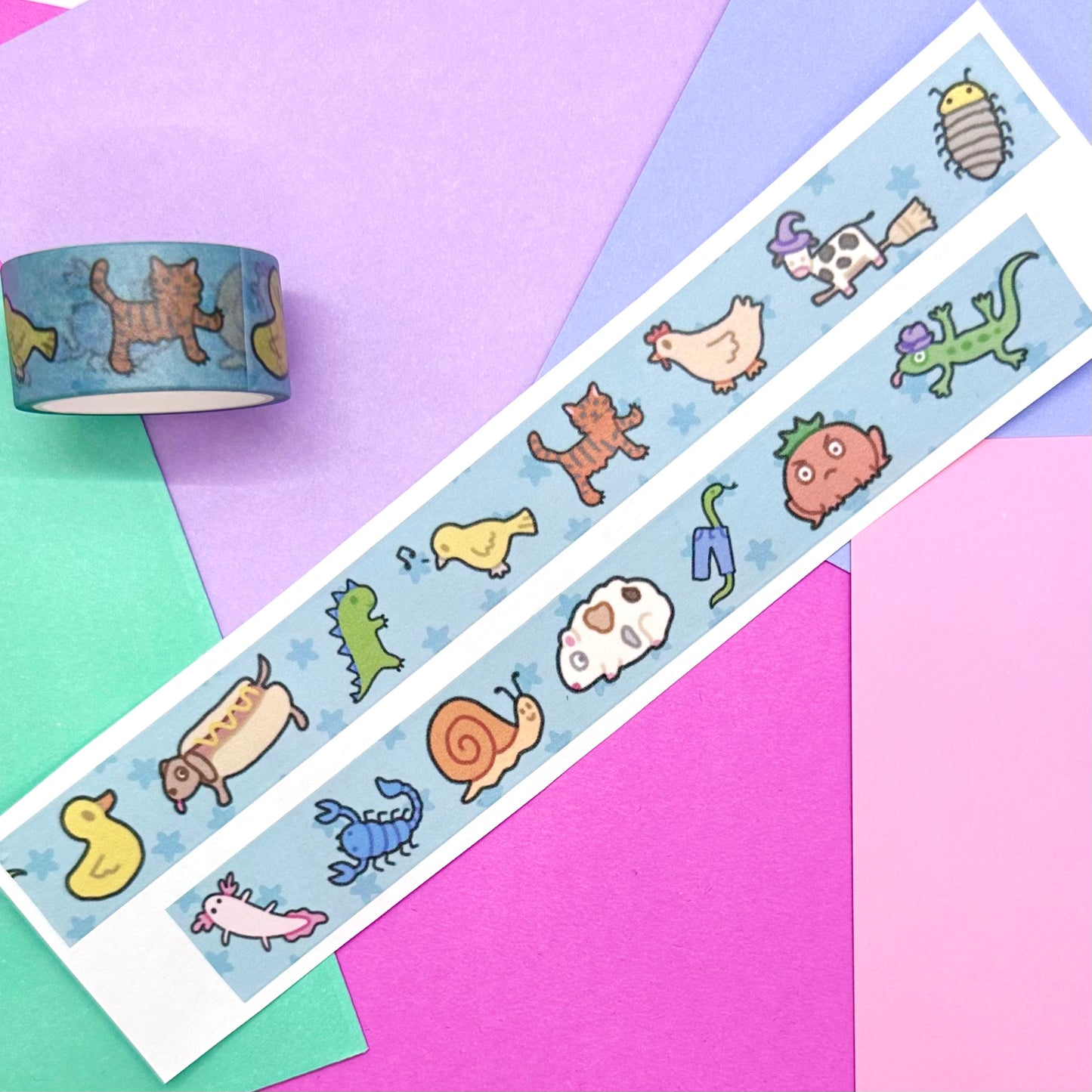 Silly Creatures Washi Tape