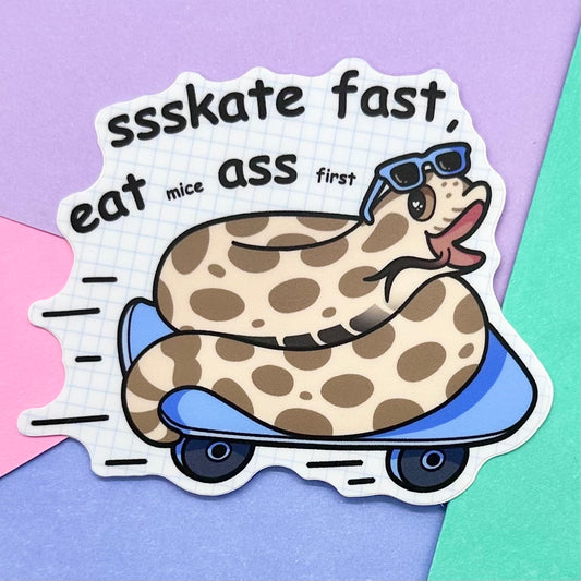 Skate Fast Sticker (Marshmallow/Normal)