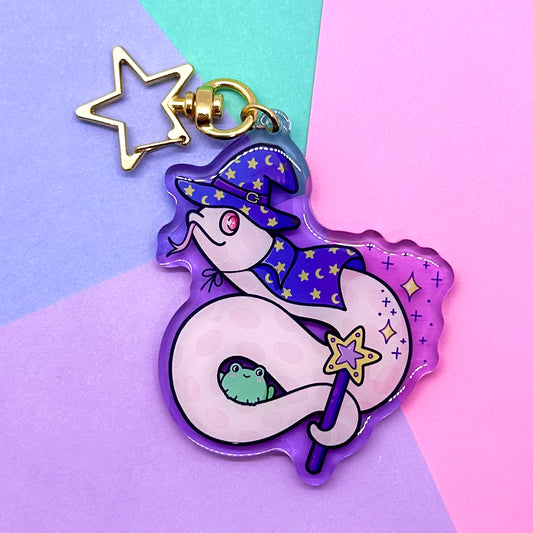 Wizard Marshmallow Keychain