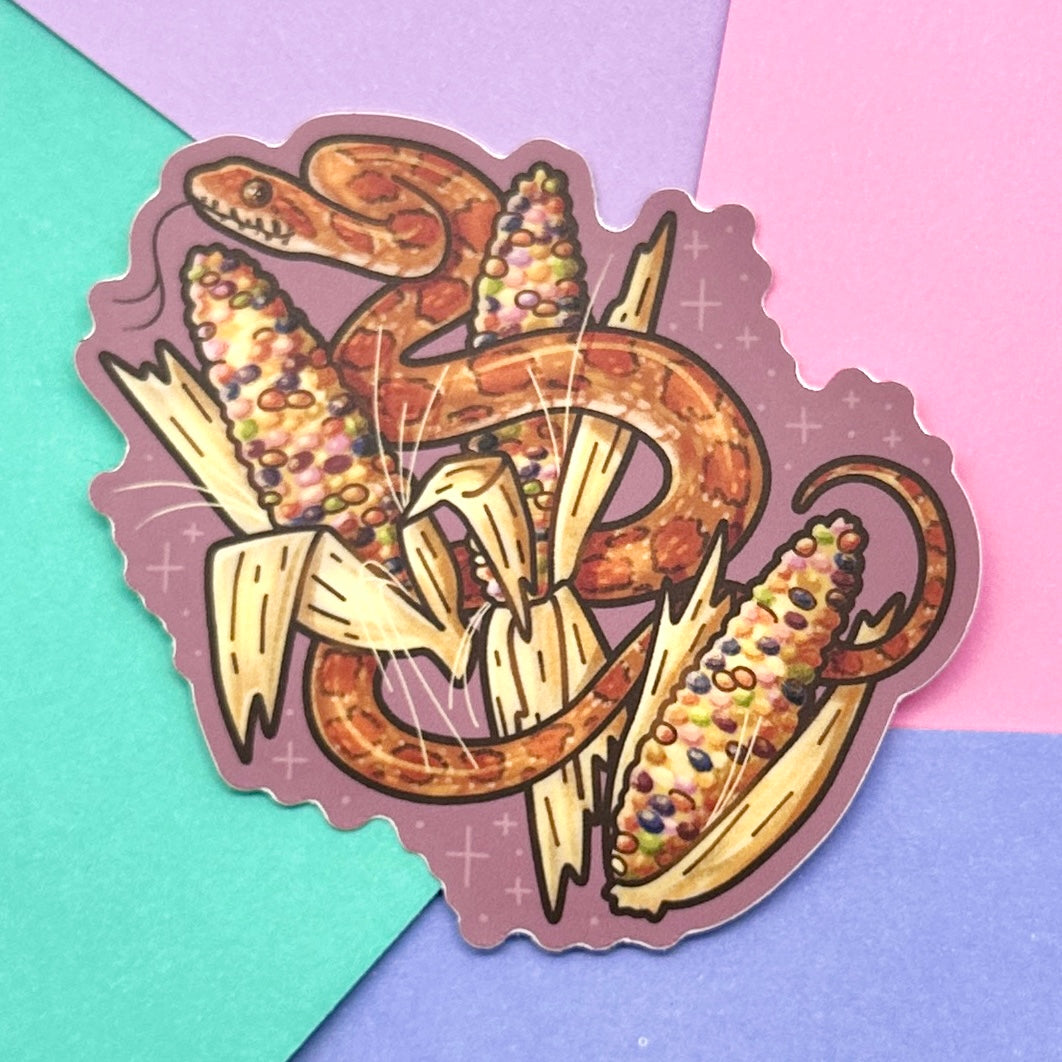 Colorful Corn Snake Sticker