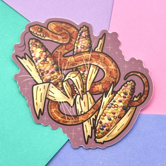 Colorful Corn Snake Sticker
